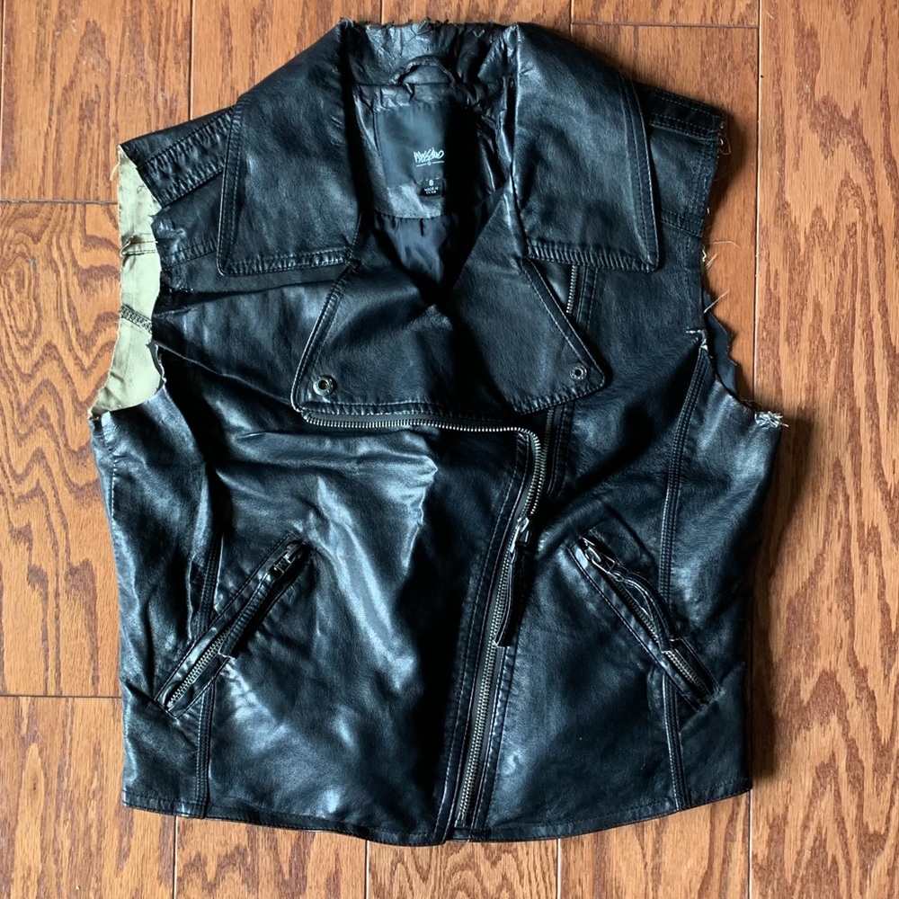 CLOSET CLEAR OUT One of a kind faux leather vest